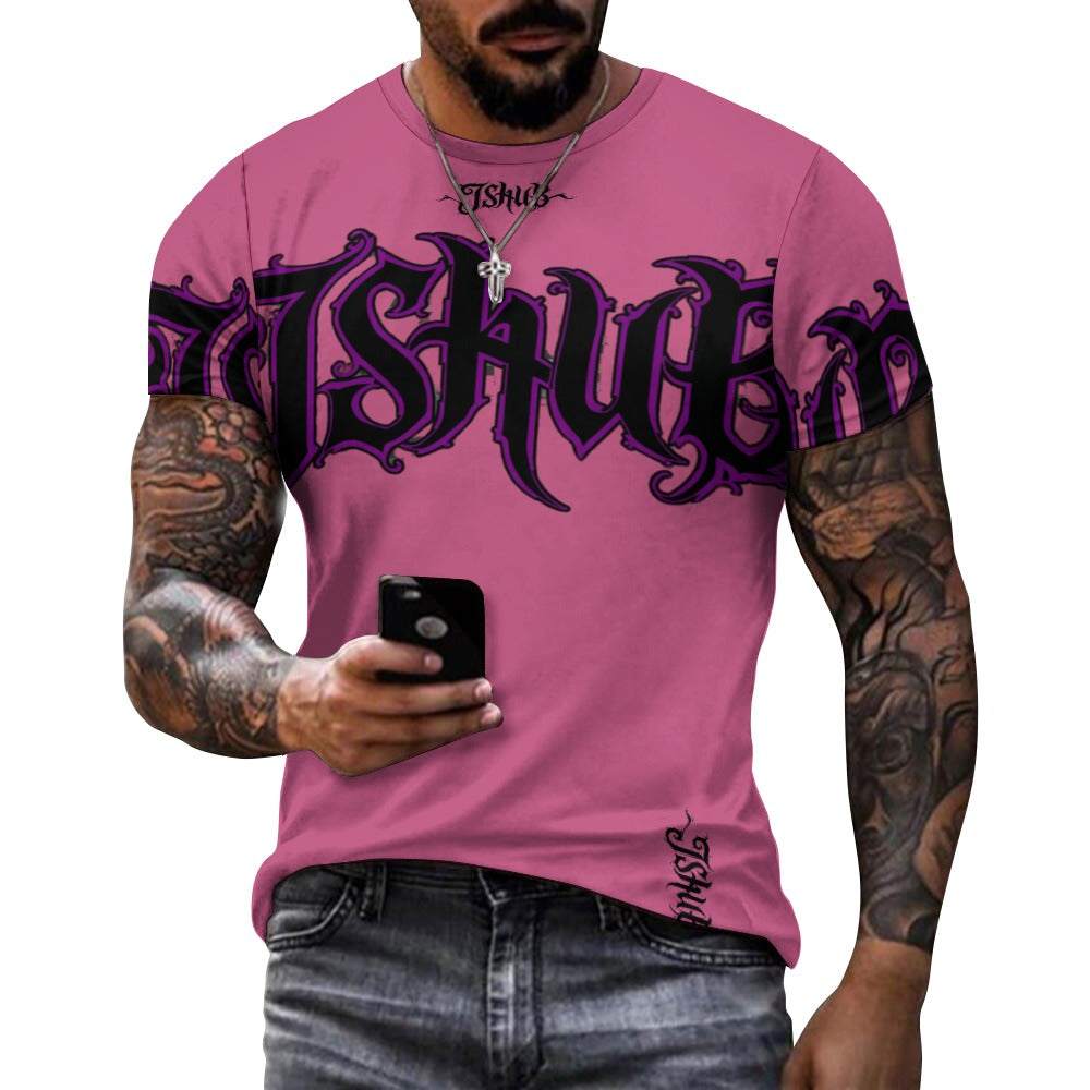 T-Shirt Uomo JSHUB Signature Gothic – Logo Oversize Streetwear Premium