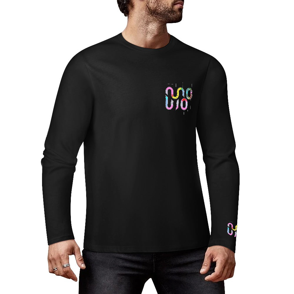T-Shirt Uomo Manica Lunga Concrete Echoes – Core Drop