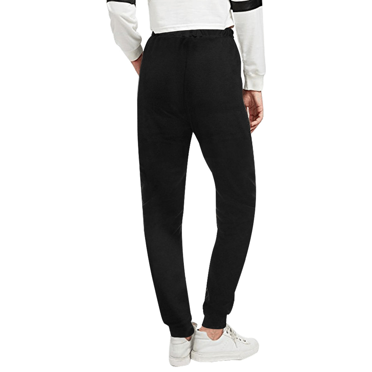 Pantalone tuta donna MOMO Bloom – Nero con stampa bianca