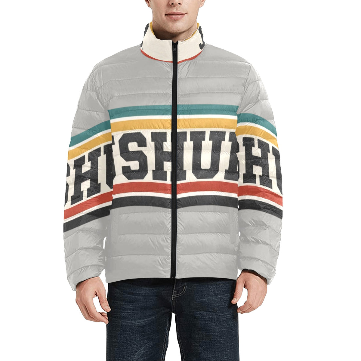 Giacca Bomber Imbottita Uomo JSHUB Sport Heritage Anni 50