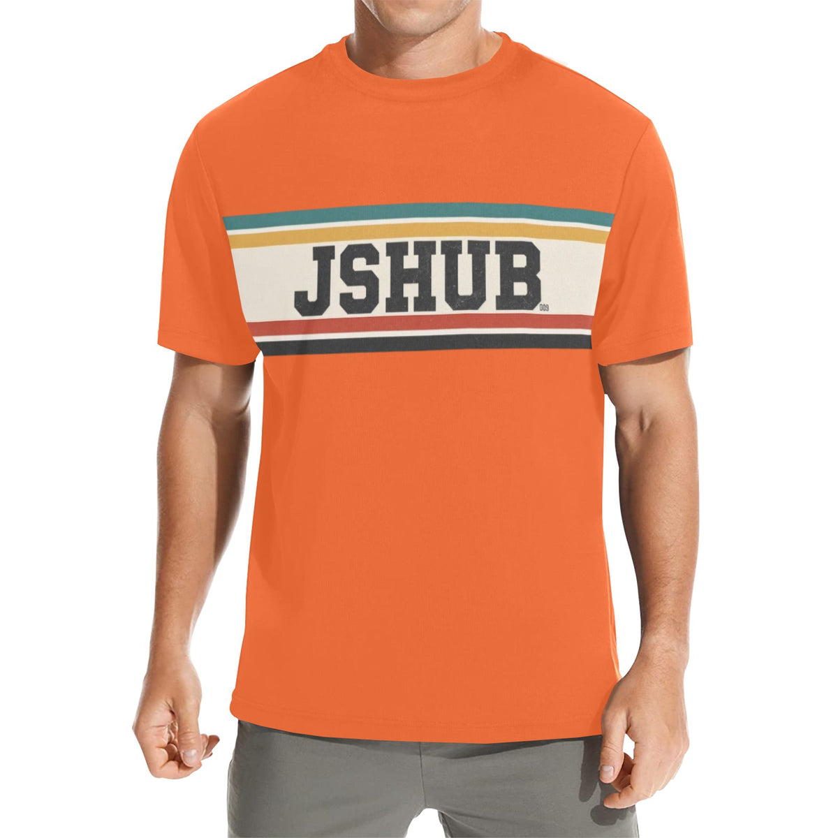 T-Shirt Uomo JSHUB Anni 50 – Collezione Sport Heritage All Over