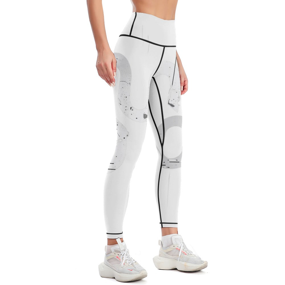 Pantaloni yoga donna “Concrete Flow Leggings” – Concrete Echoes
