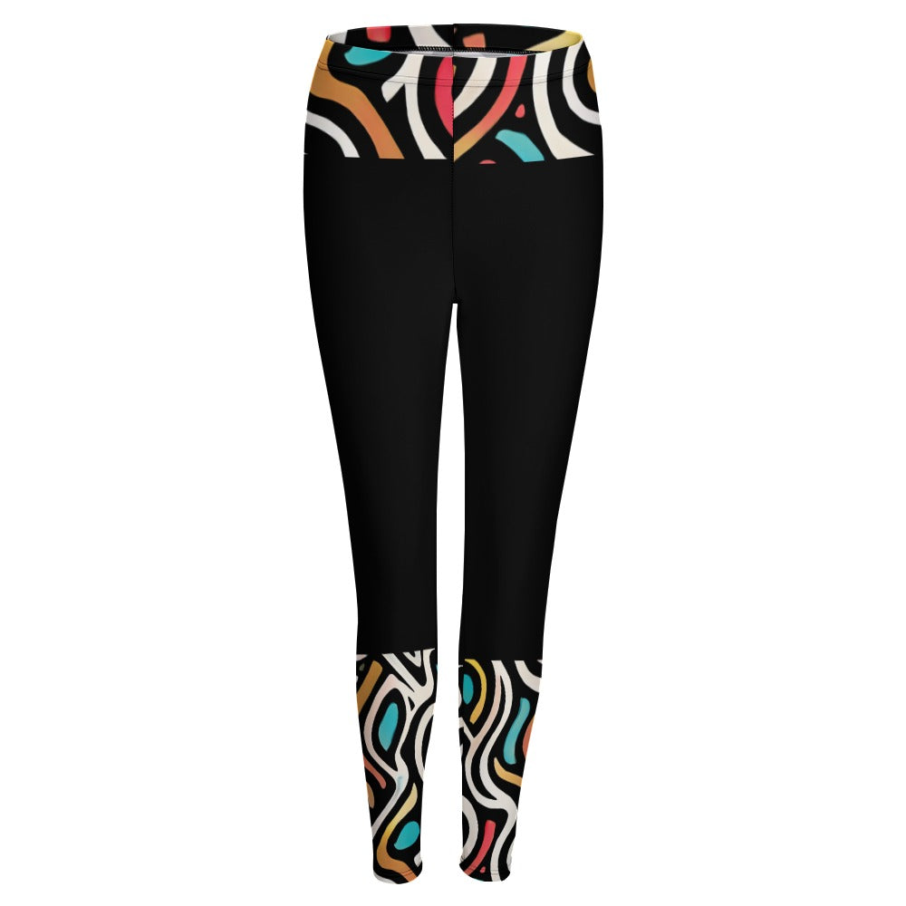 Leggings Donna Vita Alta JSHUB – Aurora Pastel