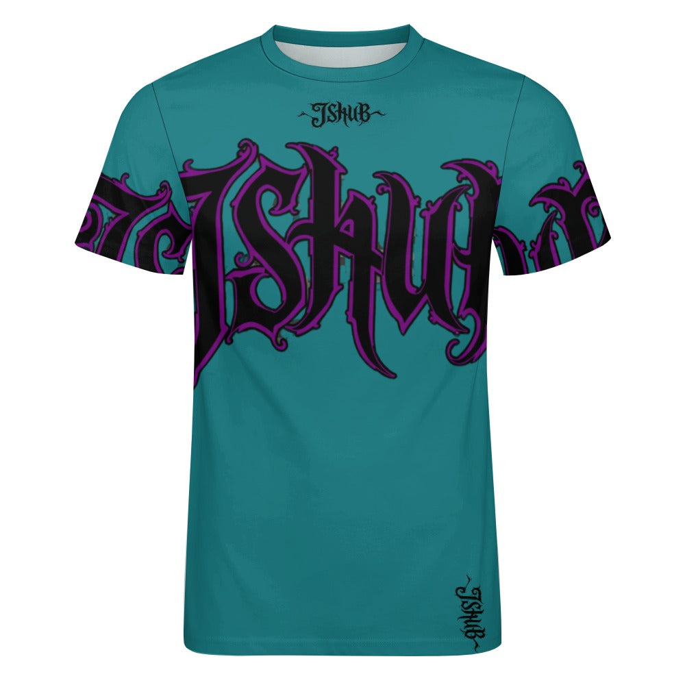 T-Shirt Uomo JSHUB Signature Gothic – Logo Oversize Streetwear Premium