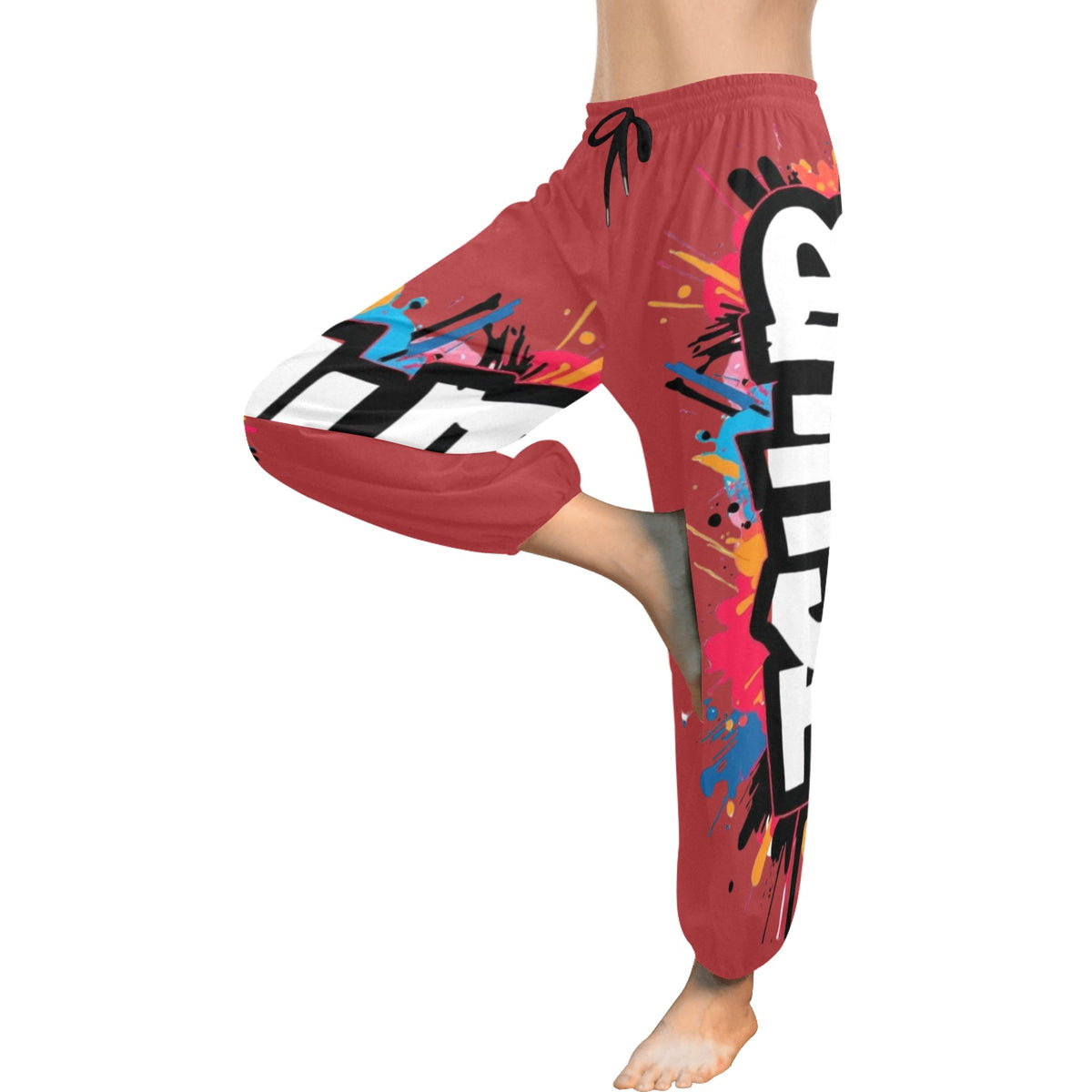 Pantaloni Harem Donna JSHub – Stile Casual con Stampa All-Over