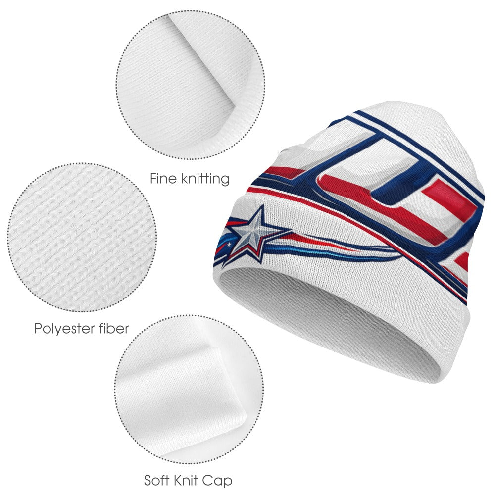 Cappello Invernale USA Blu JSHUB Nation Winter 2026 Beanie Streetwear