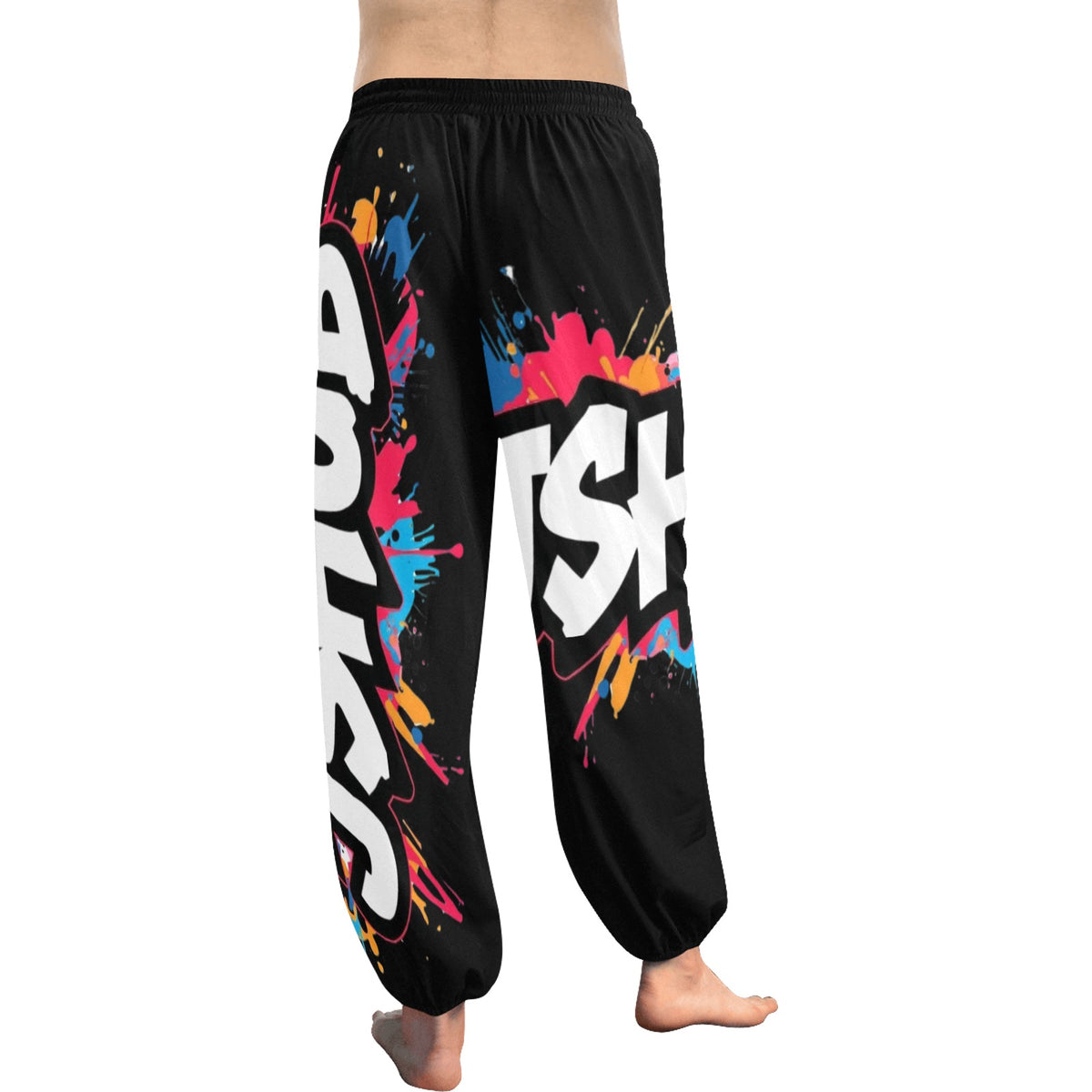 Pantaloni Harem Donna JSHub – Stile Casual con Stampa All-Over