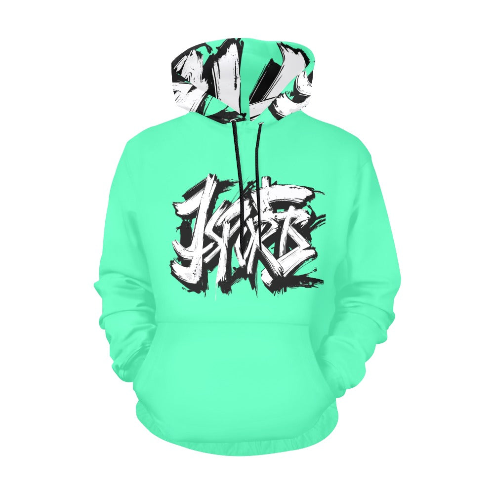 Felpa con cappuccio MOMO Bloom – Urban Mint Glow