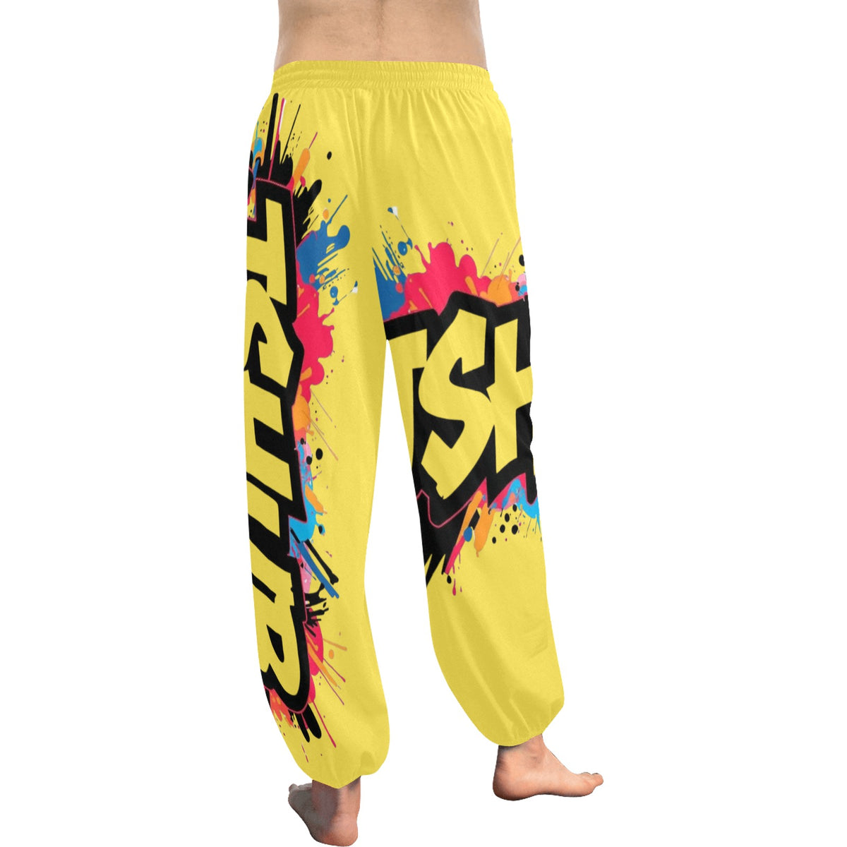 Pantaloni Harem Donna JSHub – Stile Casual con Stampa All-Over