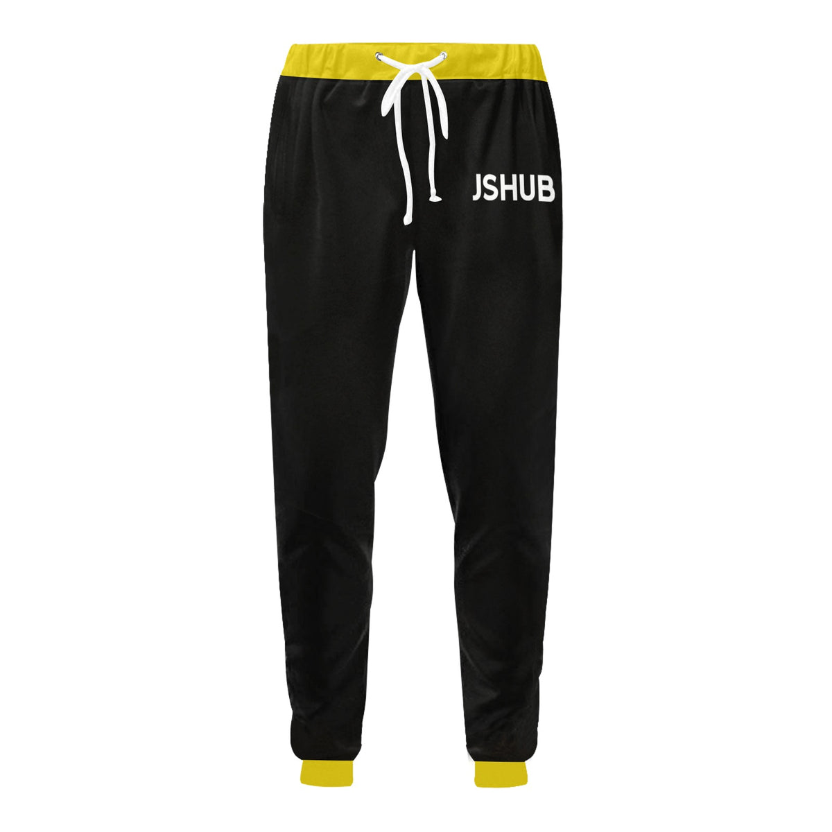 JS HUB Motion Core Pants Uomo Streetwear Nero Calf Graphic