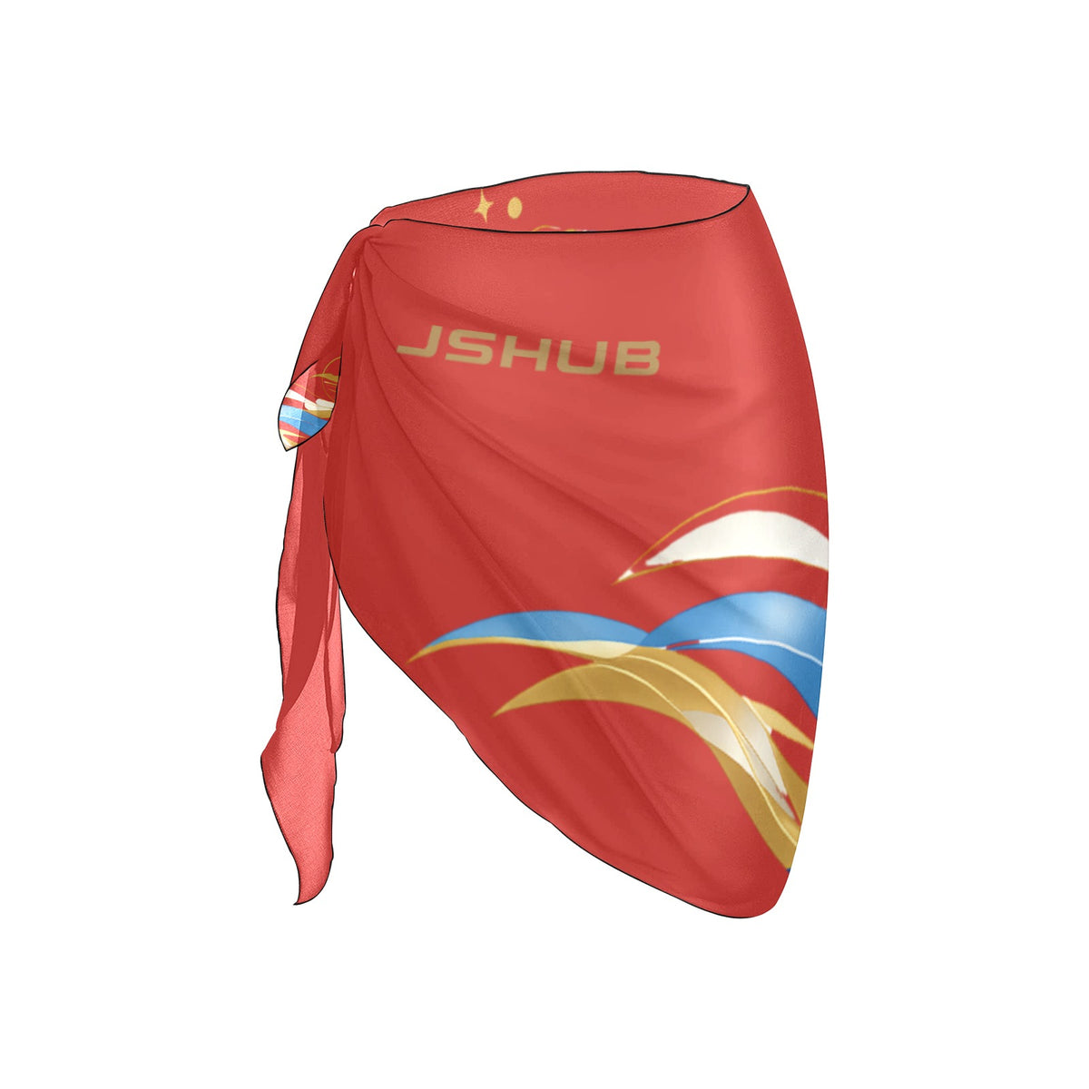 Fascia Pareo Mare Donna JSHUB in Chiffon Leggero | Copricostume Sarong da Spiaggia