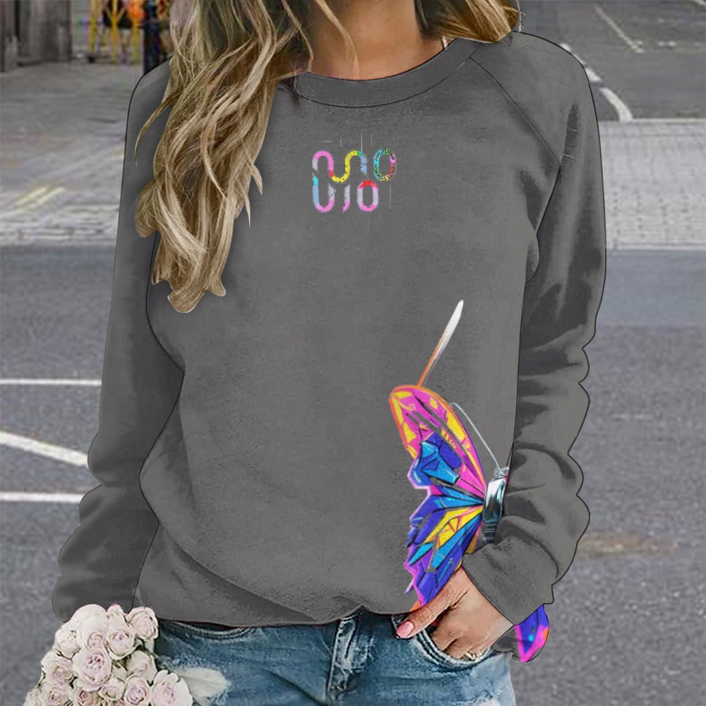 Maglione donna Wings of Noise – 7 varianti colore streetwear casual