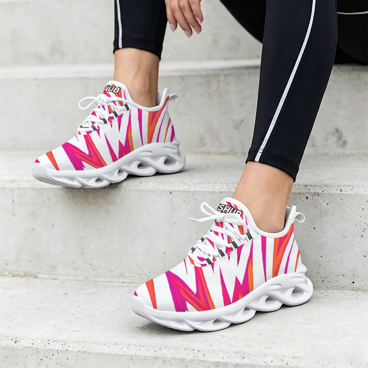 Sneakers Donna JSHUB LunaFlow Flame Pulse – Design Moderno, Leggere e Traspiranti con Suola EVA