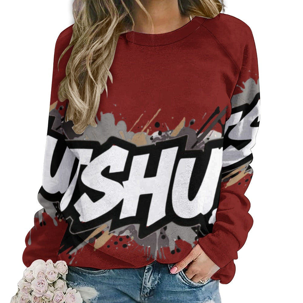 Felpa Donna JSHub Dark Edition – Graffiti Tono su Tono con Scritta Bianca