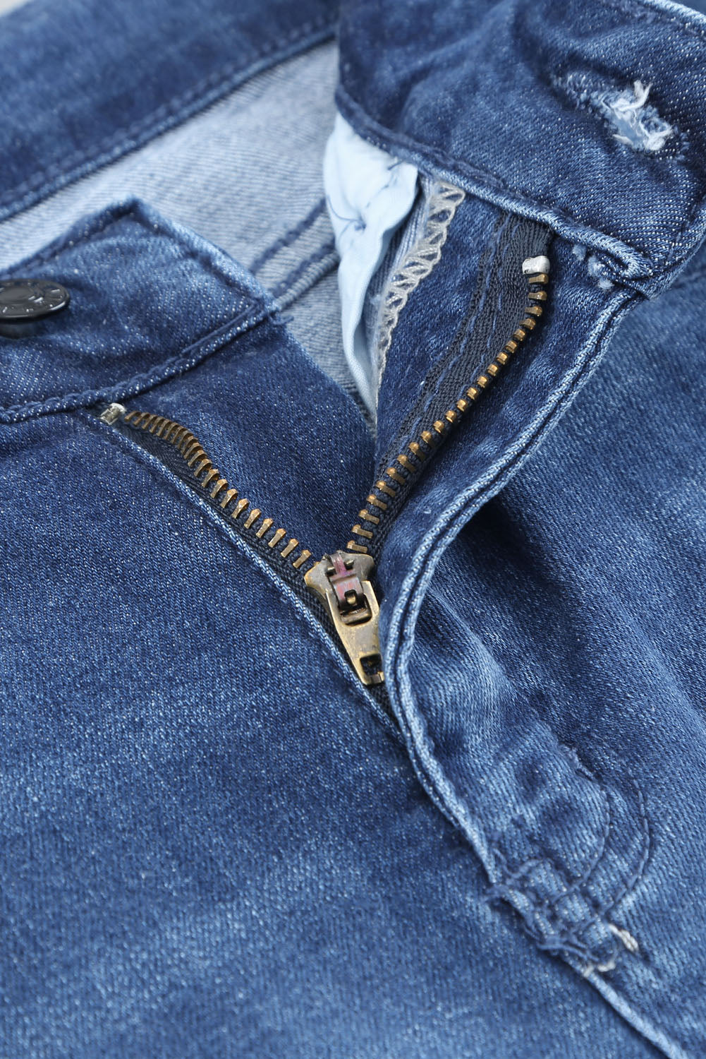 Jeans Boyfriend Distressed Nero
