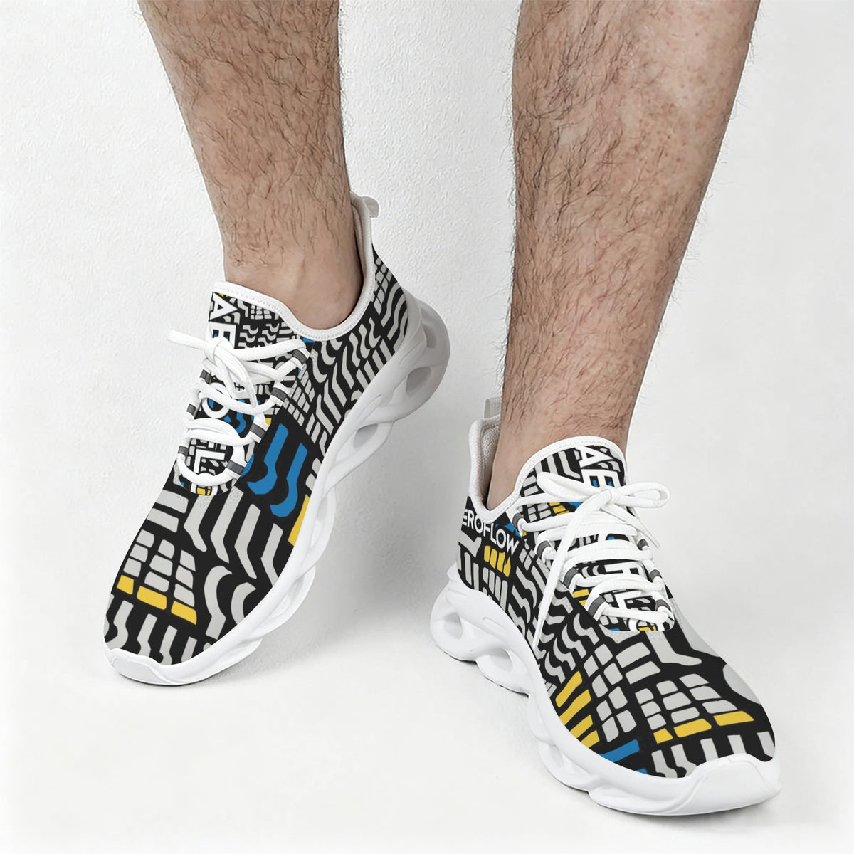 Sneakers Uomo JSHUB AeroFlow Metro Pulse – Scarpe Streetwear Ultraleggere con Suola Hollow