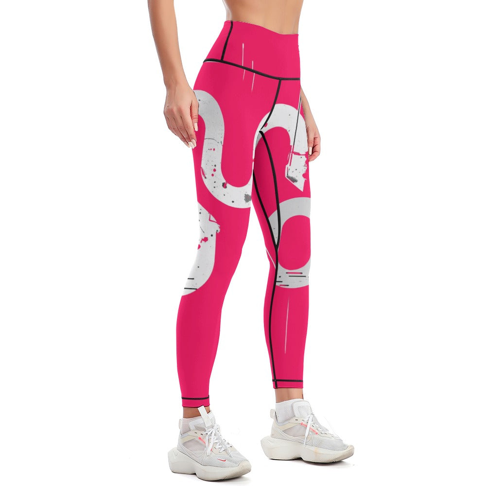 Pantaloni yoga donna “Concrete Flow Leggings” – Concrete Echoes