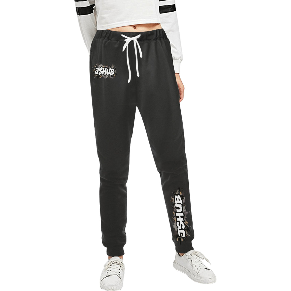 Pantaloni della Tuta Casual Unisex JSHub – Comfort e Stile con Stampa All-Over