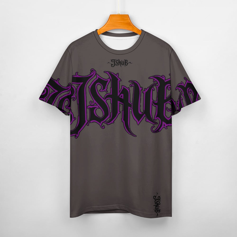 T-Shirt Uomo JSHUB Signature Gothic – Logo Oversize Streetwear Premium