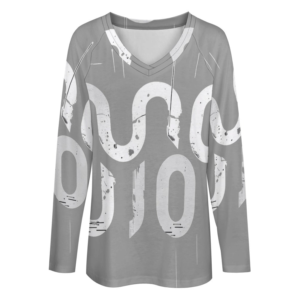 T-shirt donna “Urban V Long Tee” – Concrete Echoes