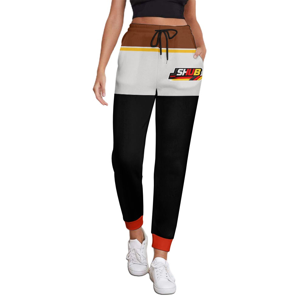 Pantaloni Germany Donna Neri JSHUB Winter Nation 2026 Streetwear