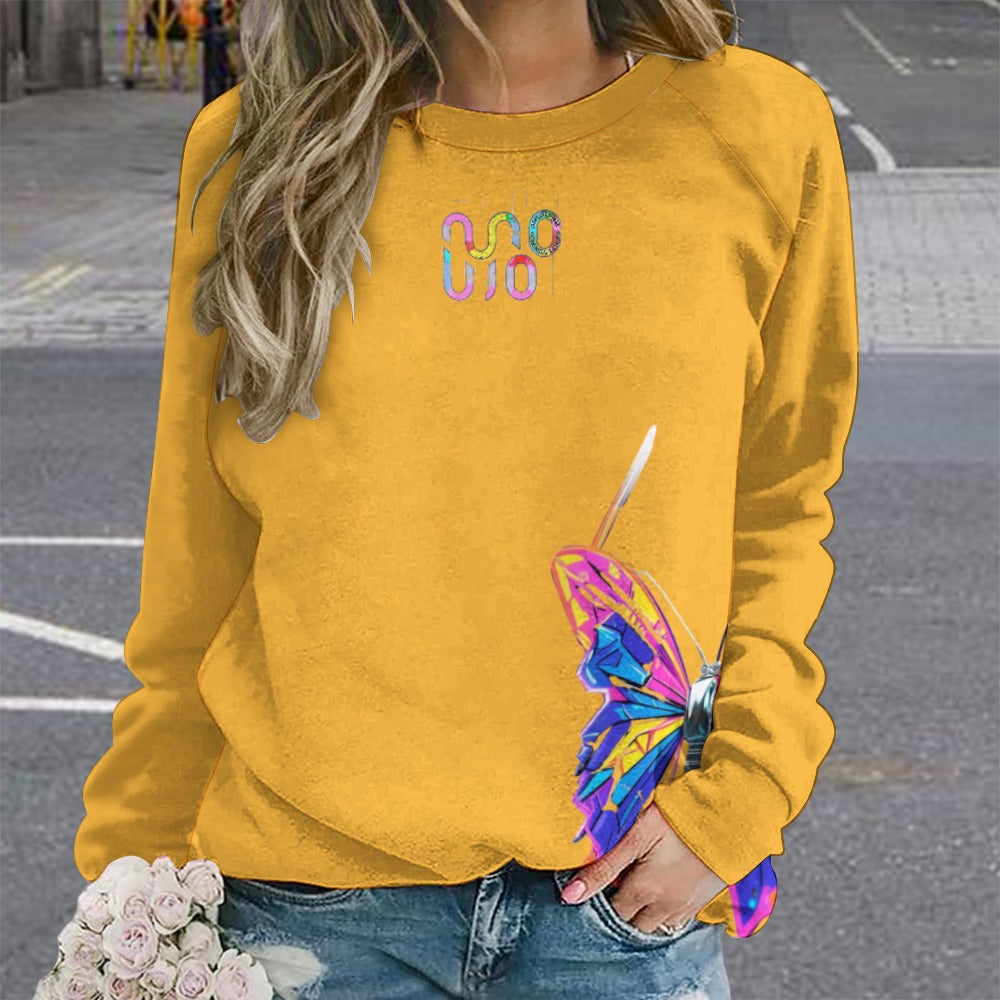 Maglione donna Wings of Noise – 7 varianti colore streetwear casual