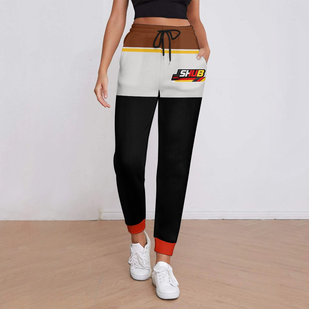Pantaloni Germany Donna Neri JSHUB Winter Nation 2026 Streetwear